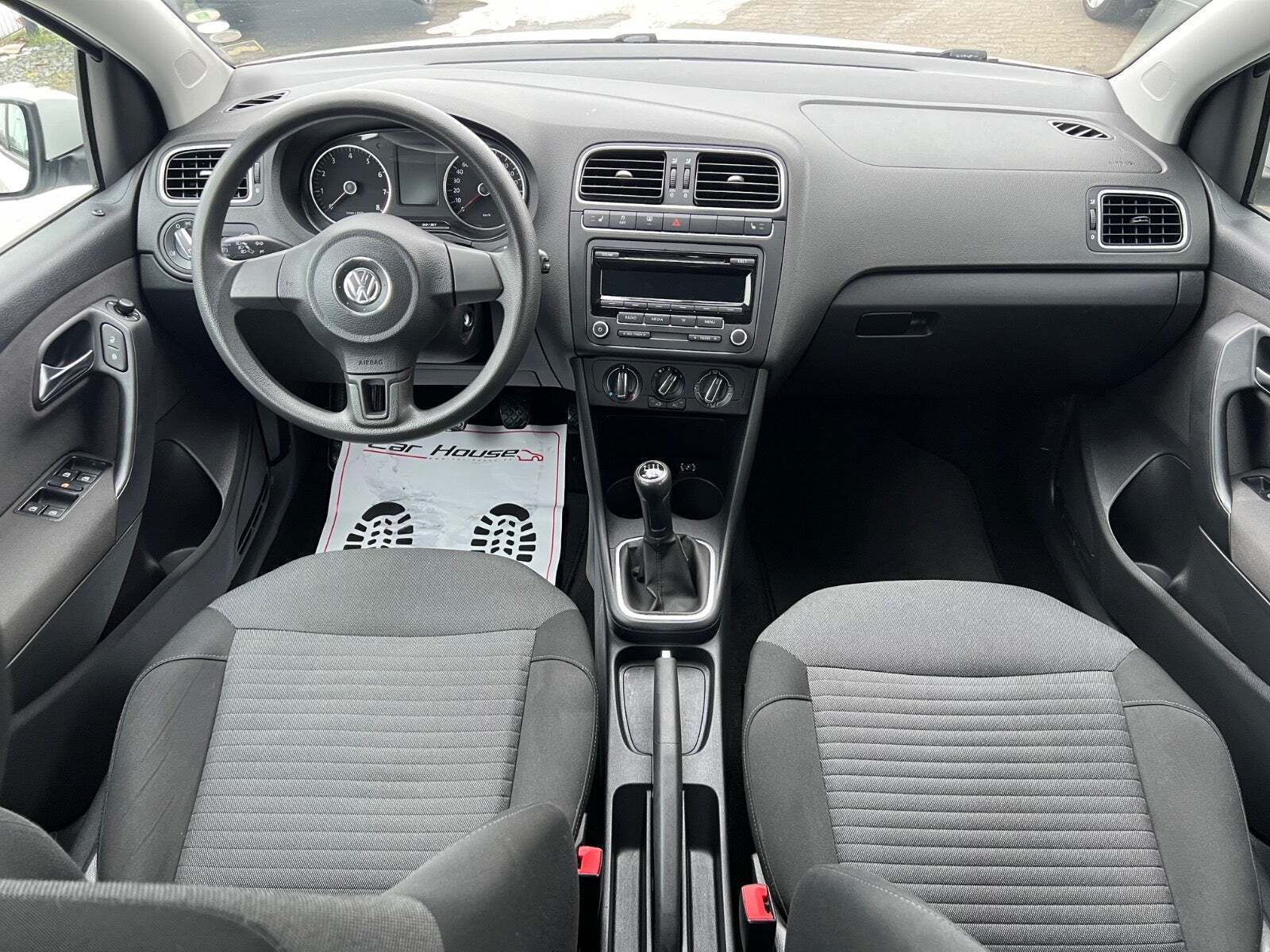 Hvid VW Polo fra 2011
