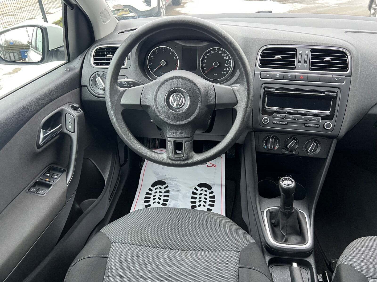 Hvid VW Polo fra 2011