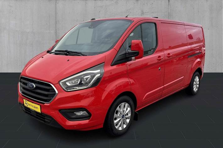 Rød Ford Transit Custom 340L fra 2021