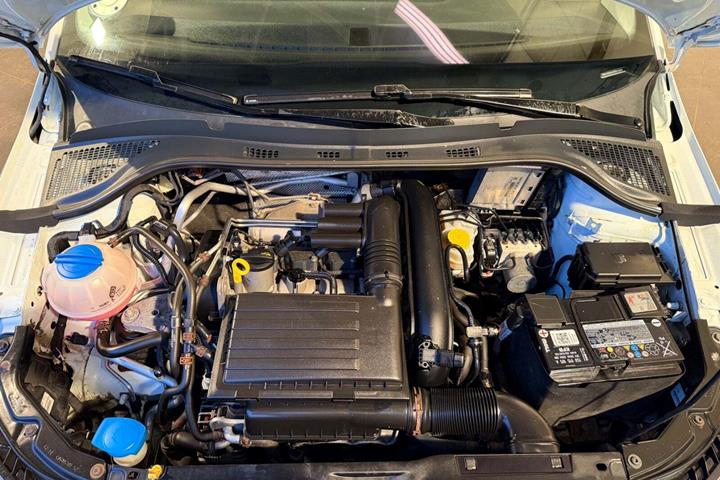 Hvid Skoda Fabia fra 2015