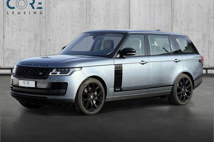 Blå Land Rover Range Rover fra 2018