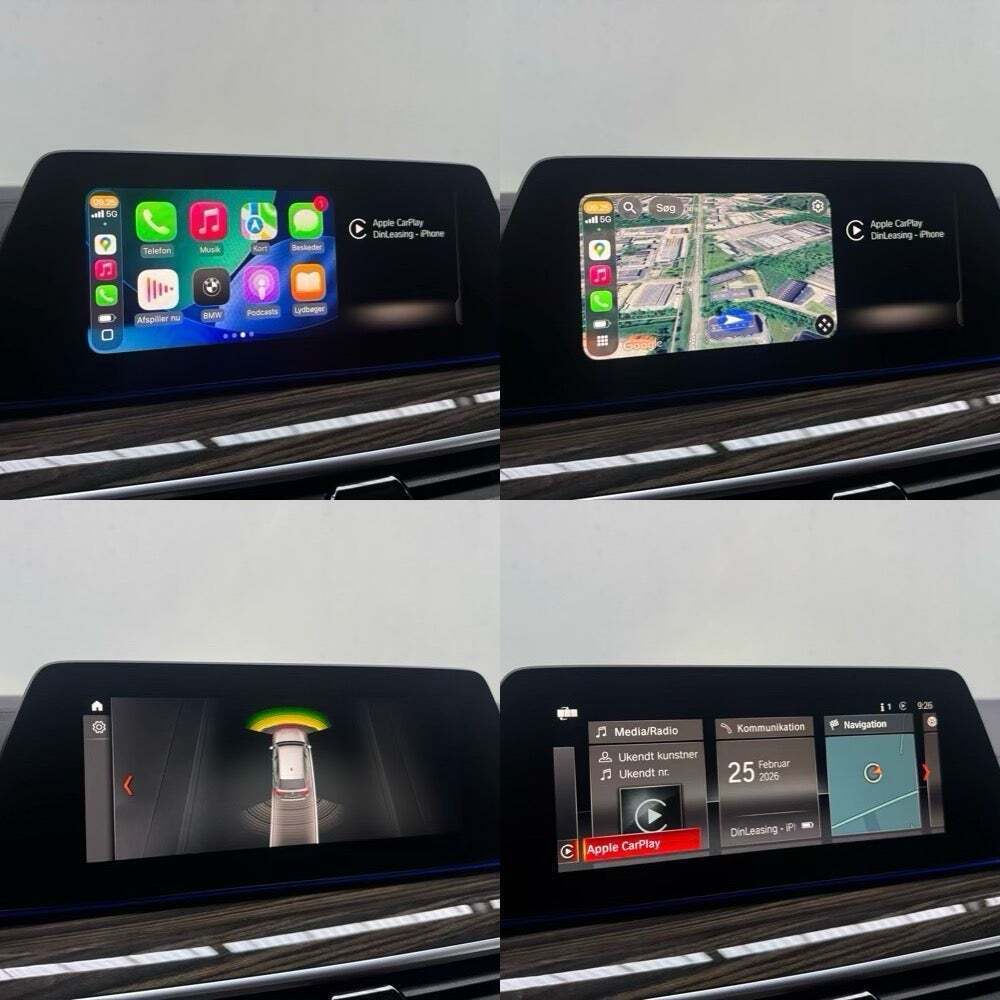 Blå BMW 520d fra 2020