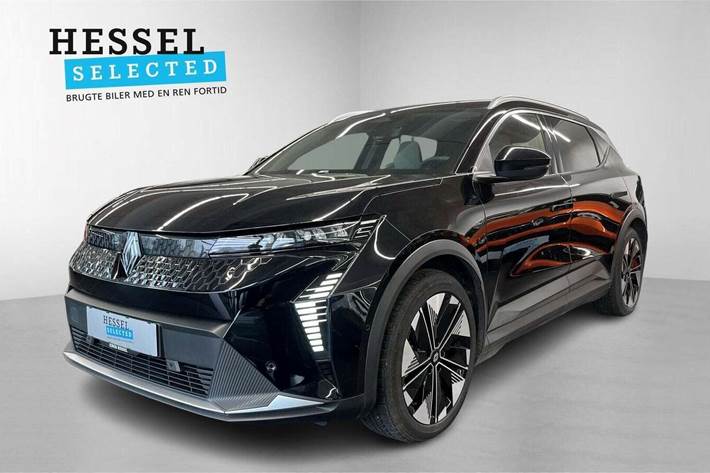 Beige Renault Scenic E-Tech fra 2025 set udefra