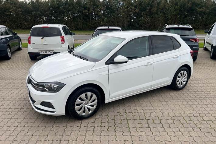 Hvid VW Polo fra 2019