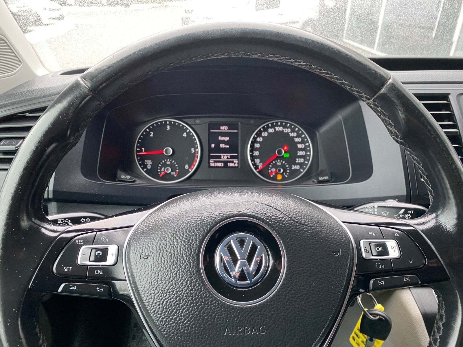 VW Transporter 2,0 TDi 150 Mandskabsvogn DSG