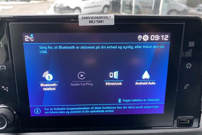 Hvid Peugeot Partner fra 2019