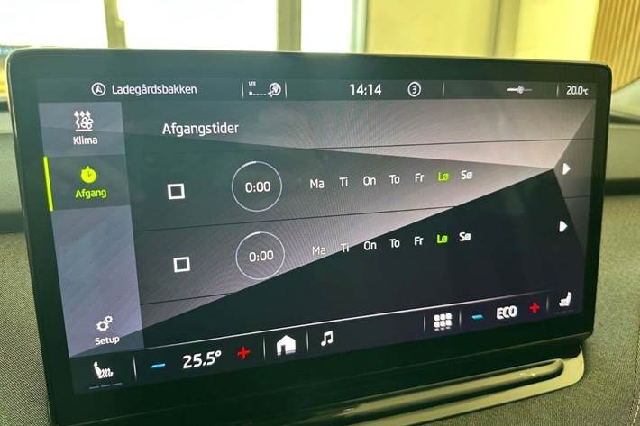 Sort Skoda Enyaq fra 2024