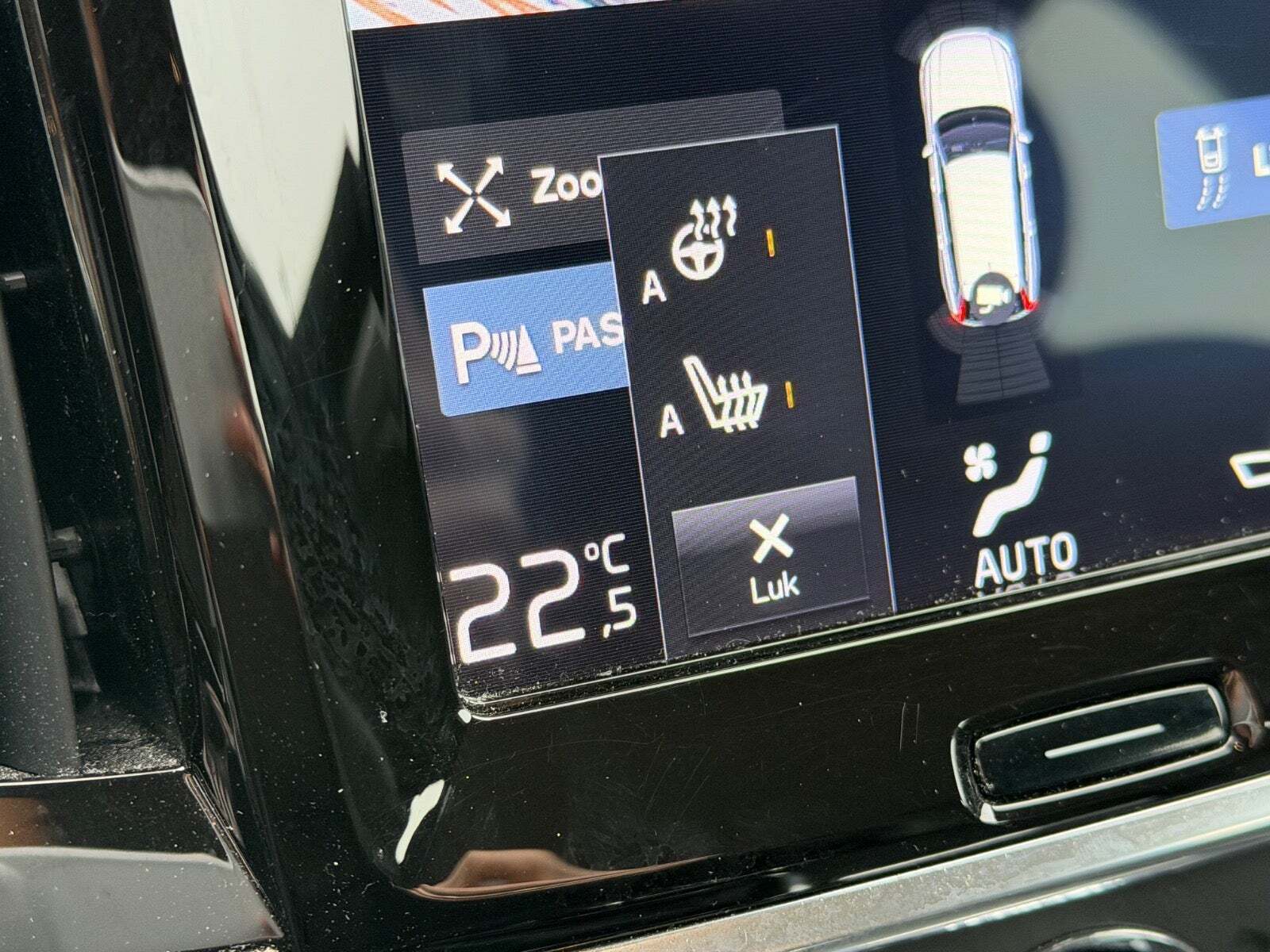 Sort Volvo V90 fra 2019