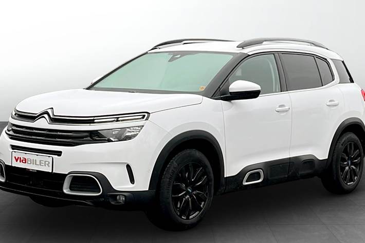 Hvid Citroën C5 Aircross fra 2019 set udefra