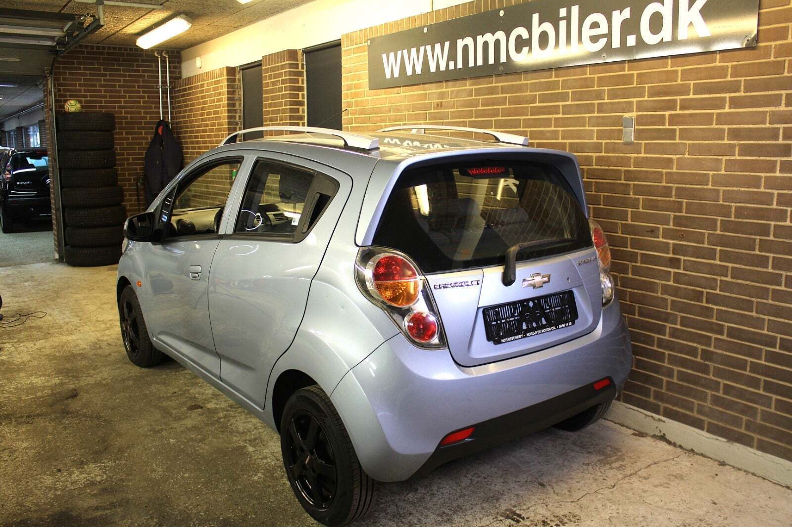 Blå Chevrolet Spark fra 2012