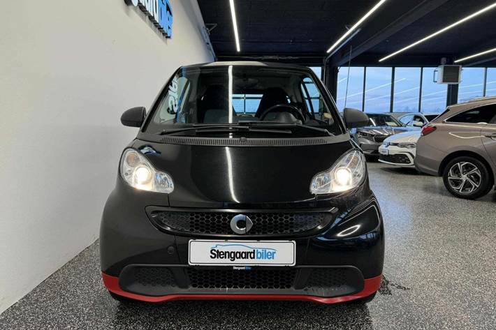 Sort Smart ForTwo Coupé fra 2013 set udefra