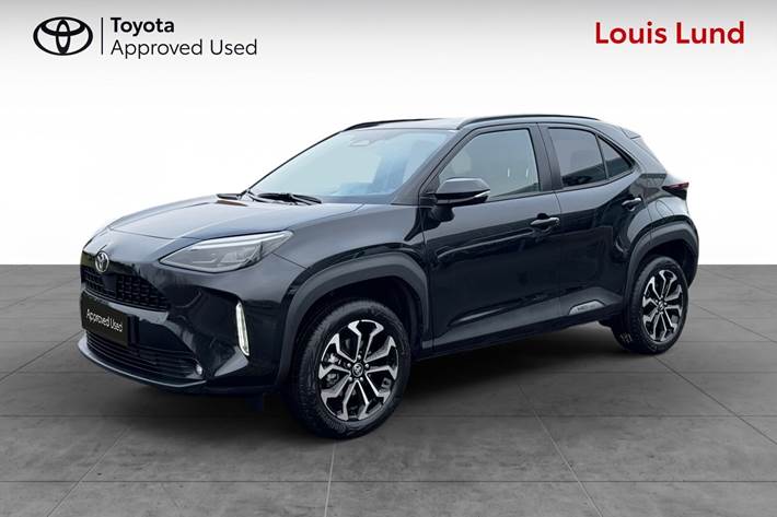 Sort Toyota Yaris Cross fra 2025 set udefra