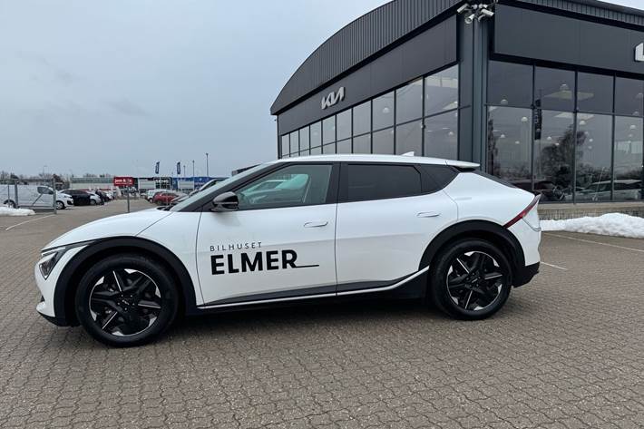 Hvid Kia EV6 fra 2025