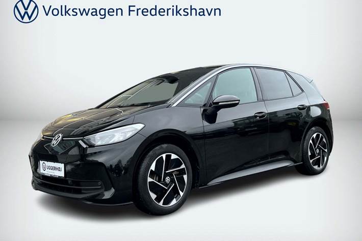 Sort VW ID.3 fra 2025 set udefra