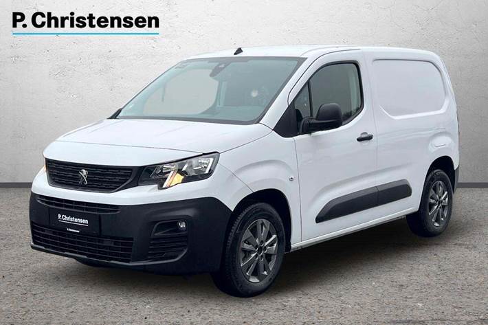 Hvid Peugeot e-Partner fra 2024
