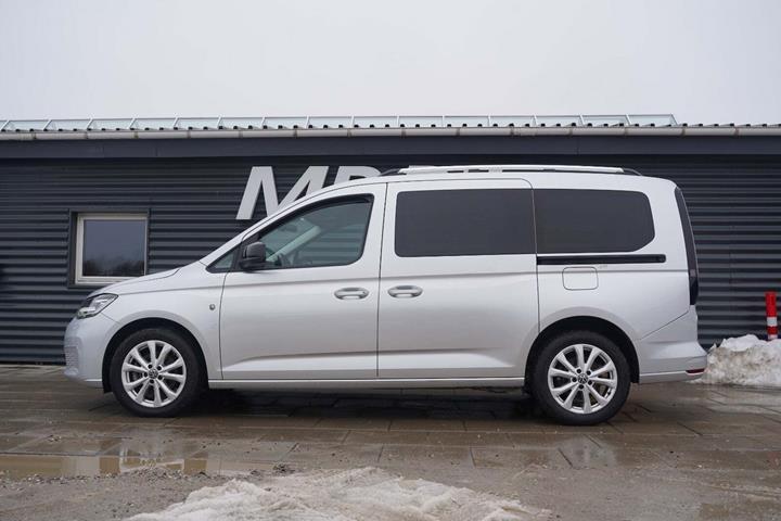 Sølv VW Caddy Maxi fra 2023