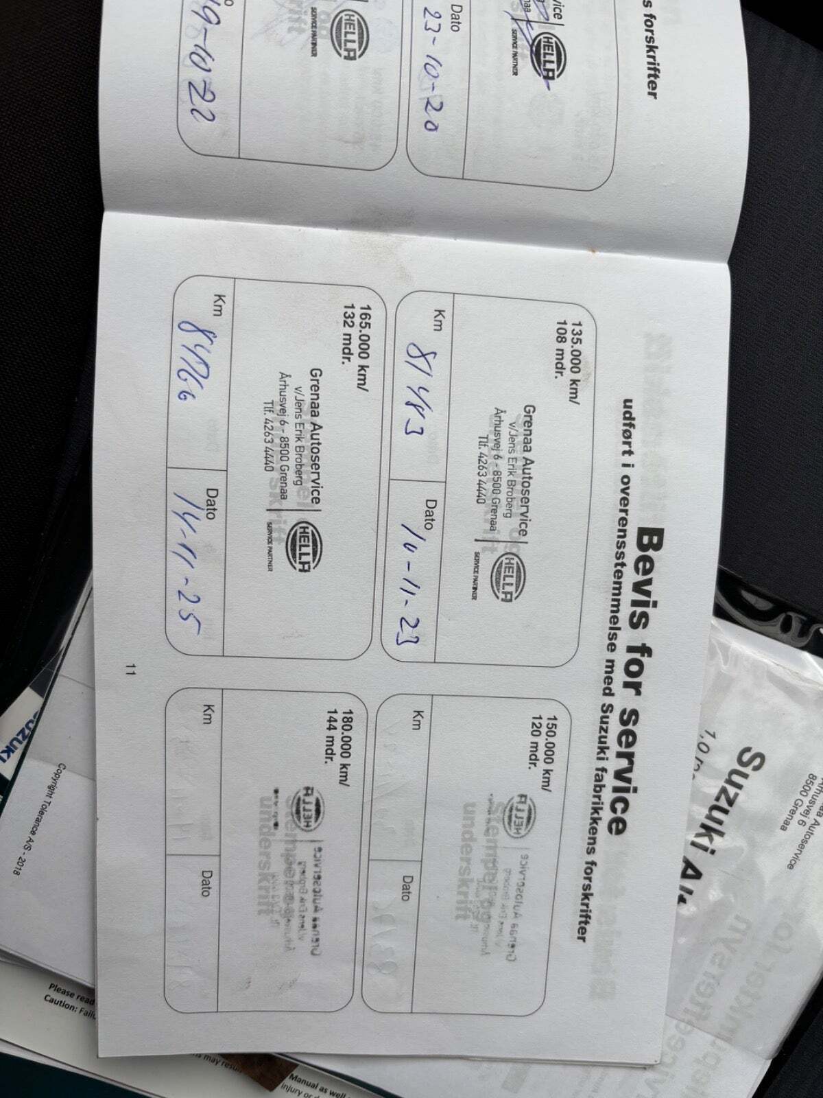 Rød Suzuki Alto fra 2014