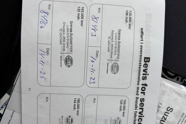 Rød Suzuki Alto fra 2014