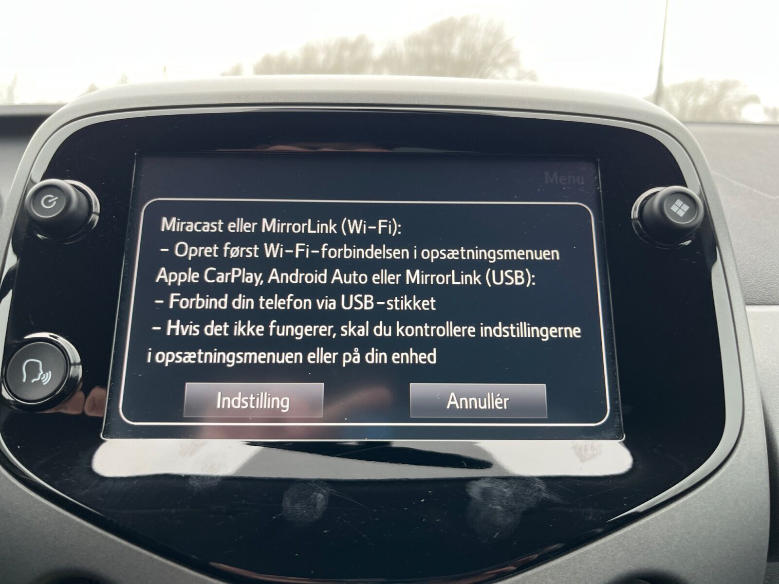 Sort Toyota Aygo fra 2019