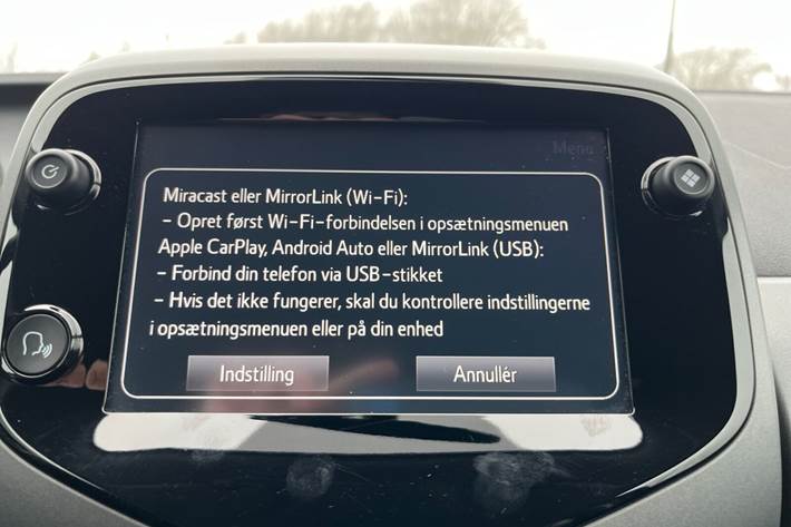 Sort Toyota Aygo fra 2019