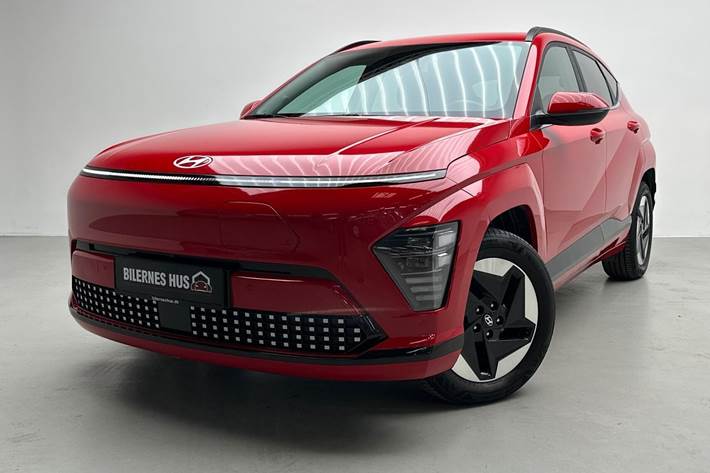 Rød Hyundai Kona fra 2023