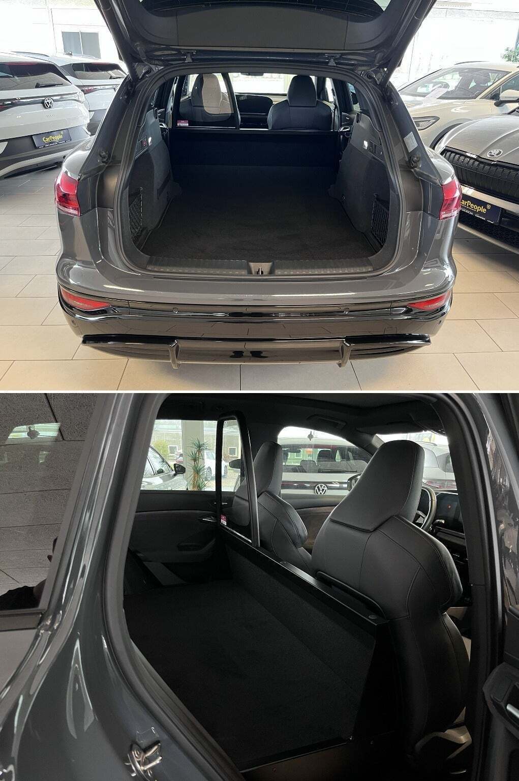 Grå Audi Q6 e-tron fra 2025