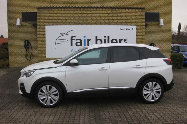 Hvid Peugeot 3008 fra 2019