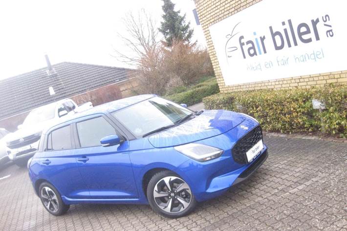 Blå Suzuki Swift fra 2025