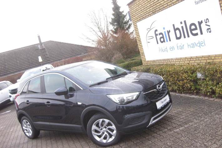 Grå Opel Crossland X fra 2019