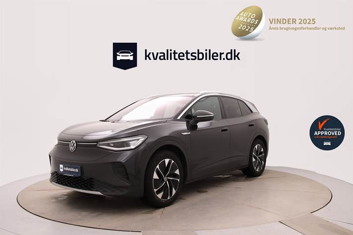 Grå VW ID.4 fra 2021 set udefra
