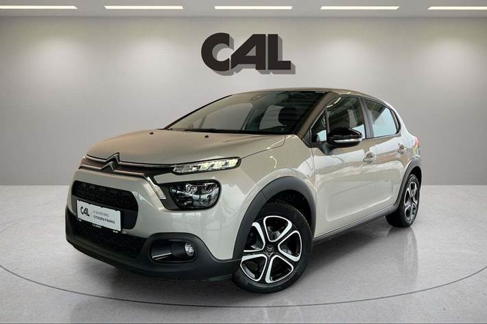 Beige Citroën C3 fra 2021 set udefra
