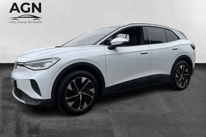 Hvid VW ID.4 fra 2025 set udefra