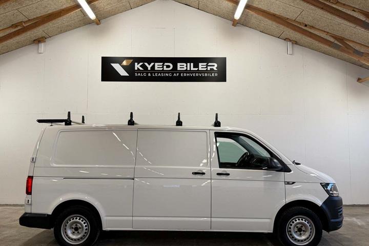 Hvid VW Transporter fra 2017