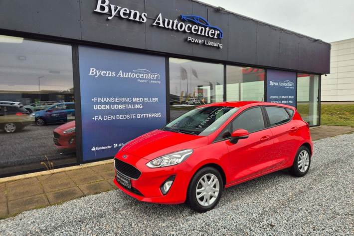 Rød Ford Fiesta fra 2020