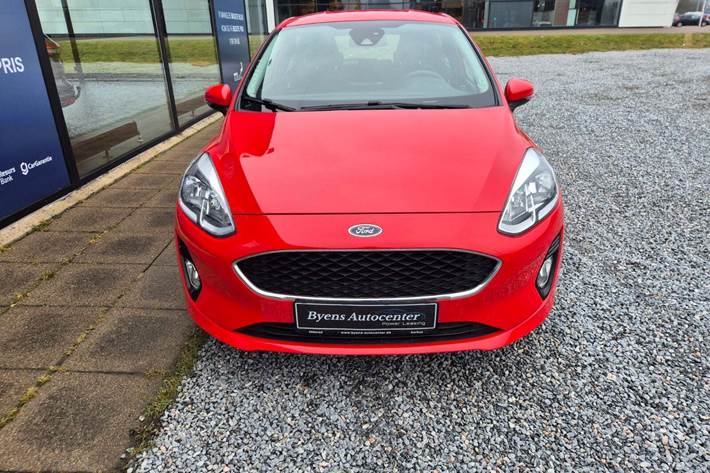 Rød Ford Fiesta fra 2020