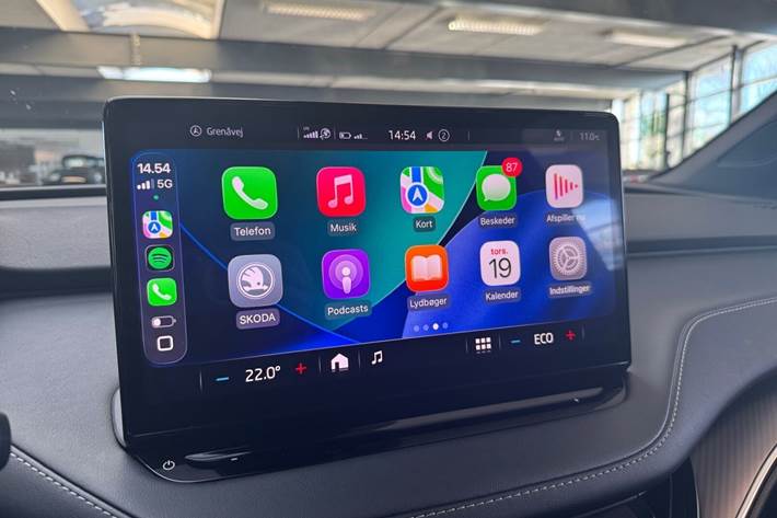 Sølv Skoda Enyaq fra 2023