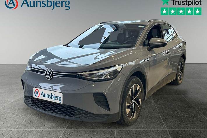 Grå VW ID.4 fra 2022 set udefra