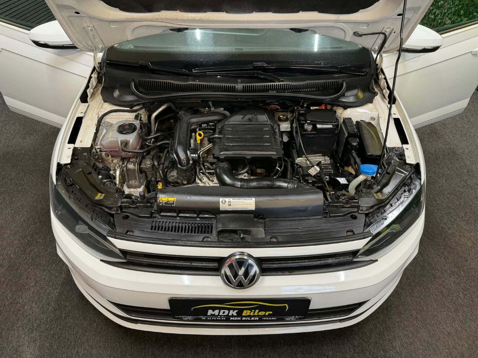 Hvid VW Polo fra 2018