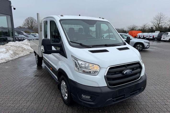 Hvid Ford Transit 350 L3 Chassis fra 2021