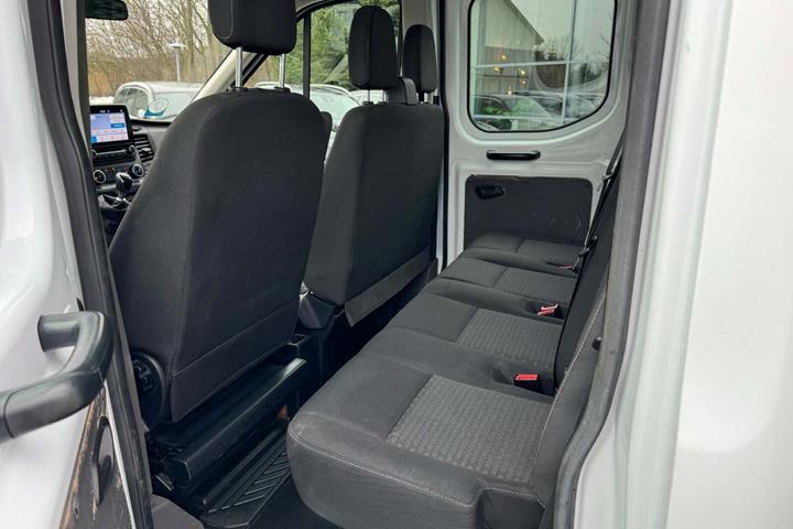 Hvid Ford Transit 350 L3 Chassis fra 2021