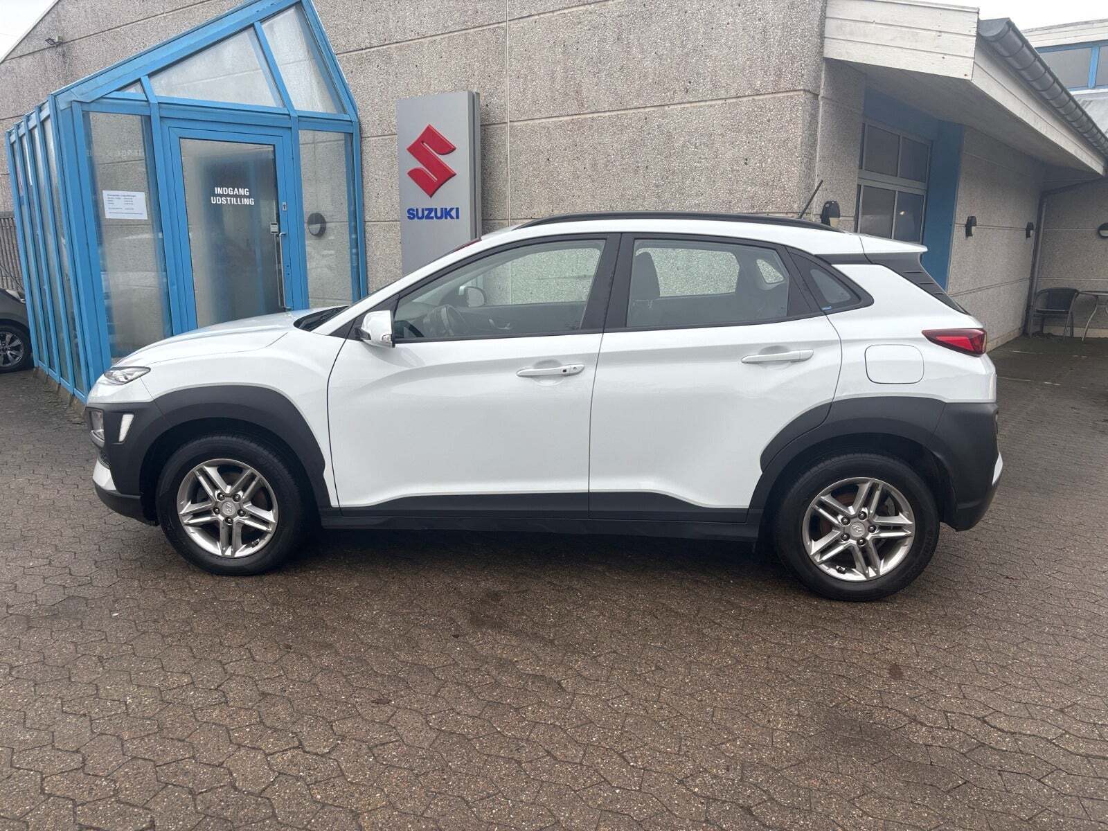 Hvid Hyundai Kona fra 2018