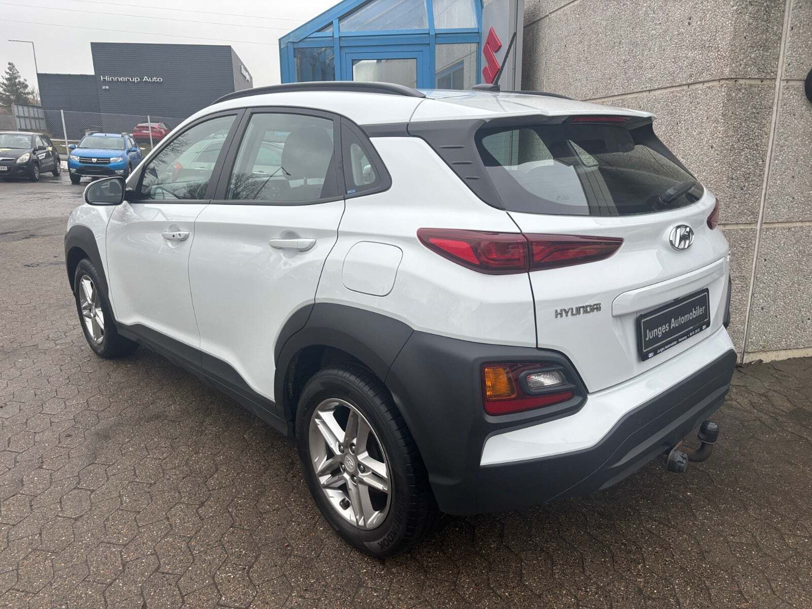 Hvid Hyundai Kona fra 2018