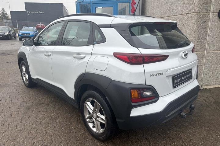 Hvid Hyundai Kona fra 2018