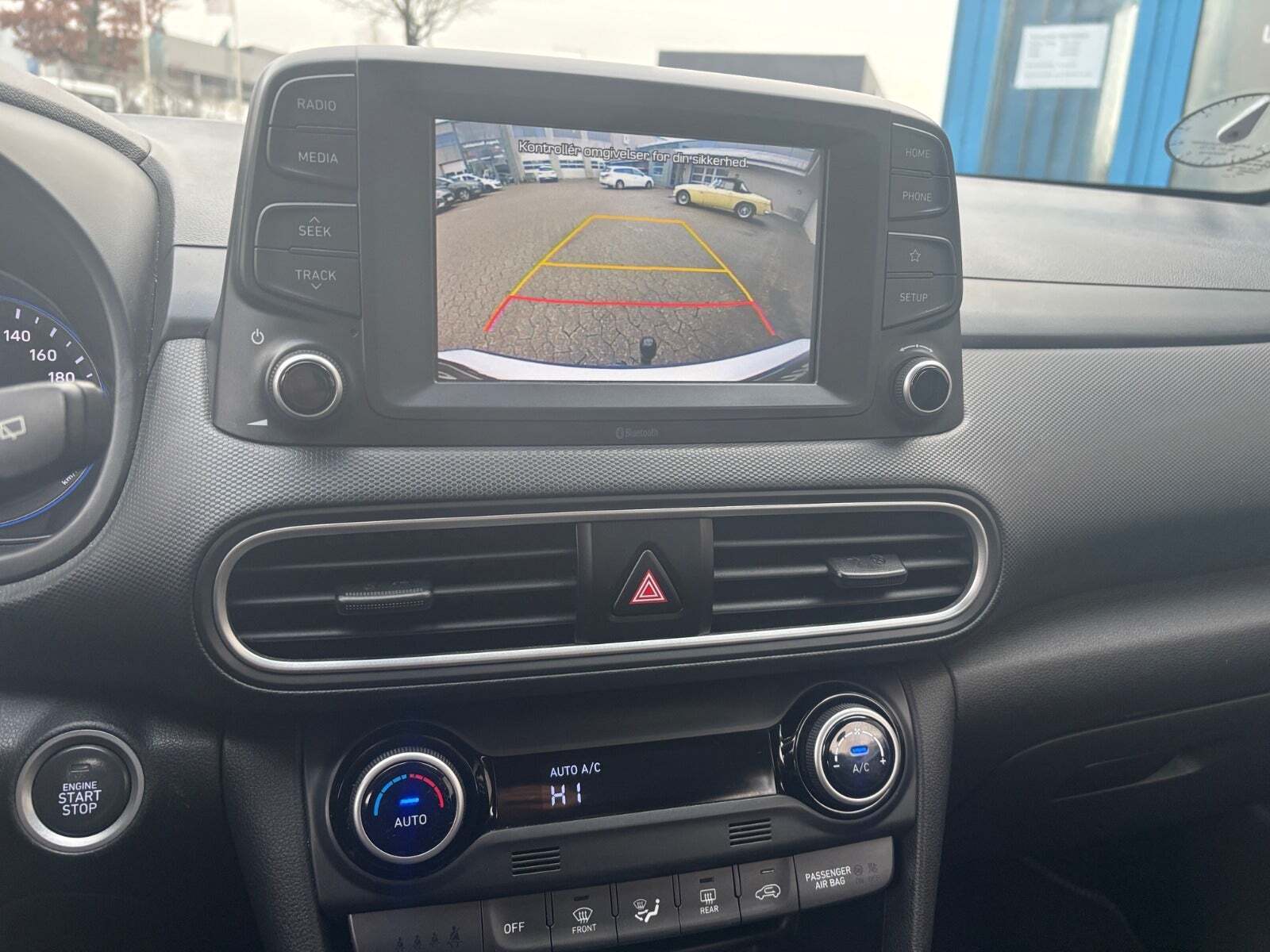 Hvid Hyundai Kona fra 2018