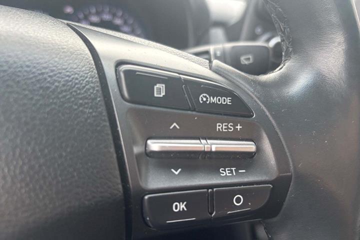 Hvid Hyundai Kona fra 2018