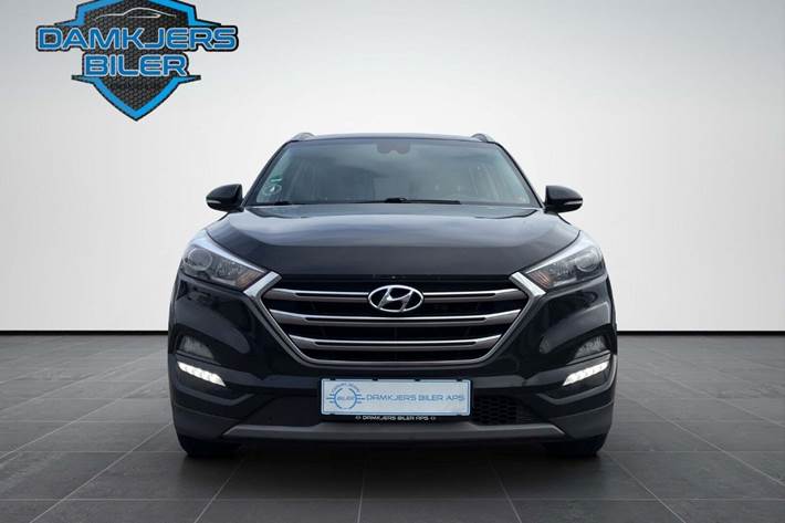 Gul Hyundai Tucson fra 2017