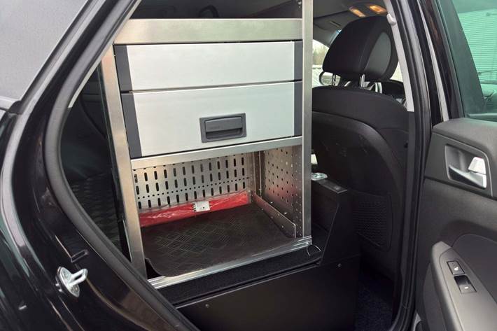 Gul Hyundai Tucson fra 2017