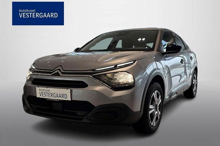 Grå Citroën ë-C4 fra 2022 set udefra