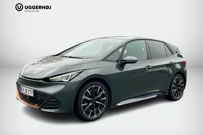 Grøn Cupra Born fra 2024 set udefra