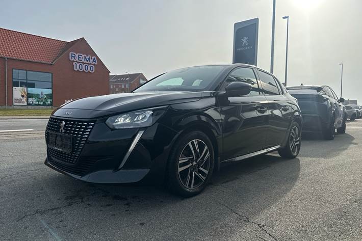 Sort Peugeot 208 fra 2021